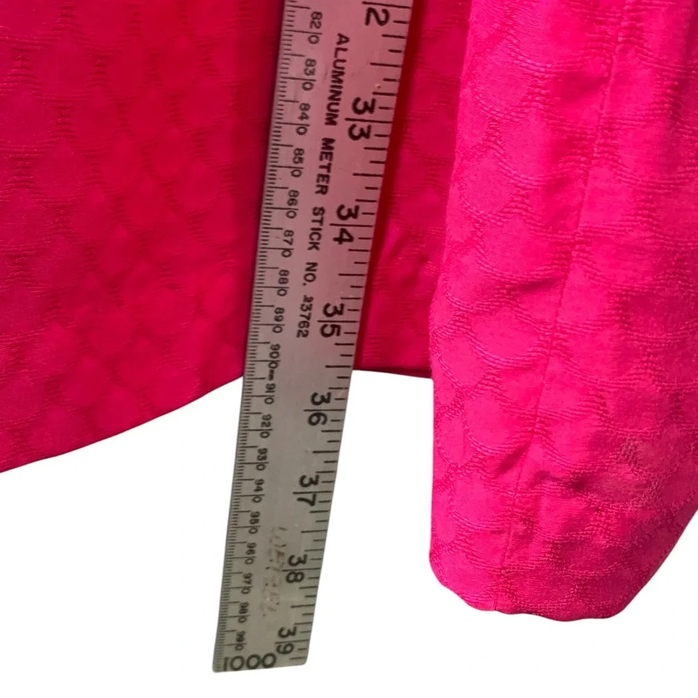 Vineyard Vines Hot pink sheath sundress with‎ smocked/beaded neckline. Size 14